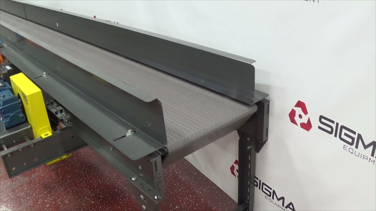 H9950 Plastic Mat-Top Conveyor 18" W x 24.75' L SIGMA Equipment