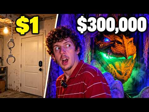 I Survived $1 vs $300,000 Escape Rooms