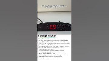 LED Parking Sensor Distance AccuracyTest #Parking aid
