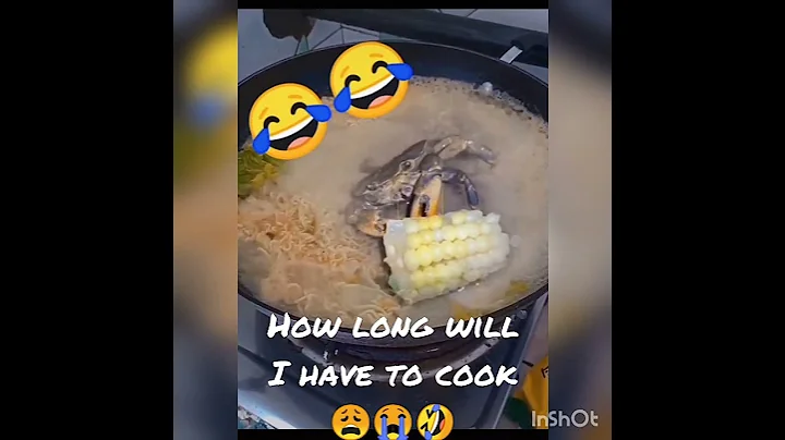 Crab Enjoying Food While Being Cooked (Funny Tiktok Viral Video.)#shorts