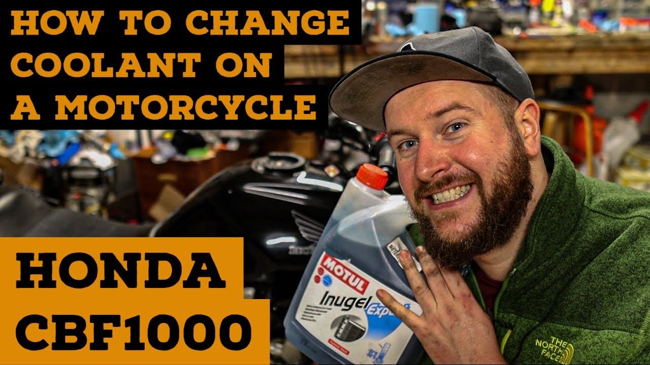 How to Change Motorcycle Coolant Honda CBF1000 YouTube