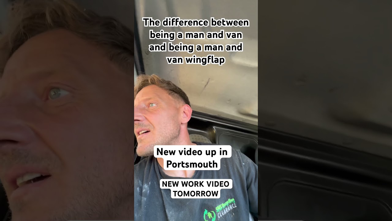 The difference between being a man and van and being a man and van wingflap 