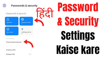 Password And Security Setting in MI and Poco phone |Hindi | Password And Security setings kaise kare