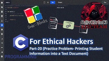 20.  ফ্রী এথিক্যাল হ্যাকিং কোর্স    C Programming Class 20