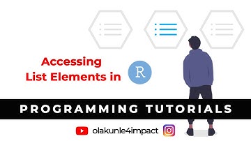 Accessing Elements in a List in R Programming # rlanguage #olakunle4impact #tagng #rstudio