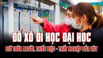 Đổ xô đi học đại học: Giờ thừa người, thiếu việc – Thất nghiệp bủa vây | TBL News