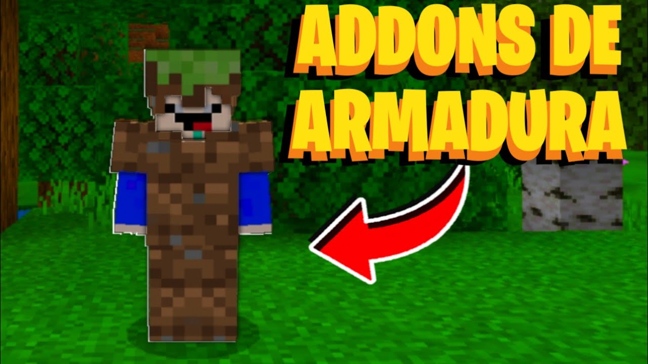 ADDONS/MOD DE VÁRIAS!! ARMADURAS PARA MINECRAFT PE - YouTube