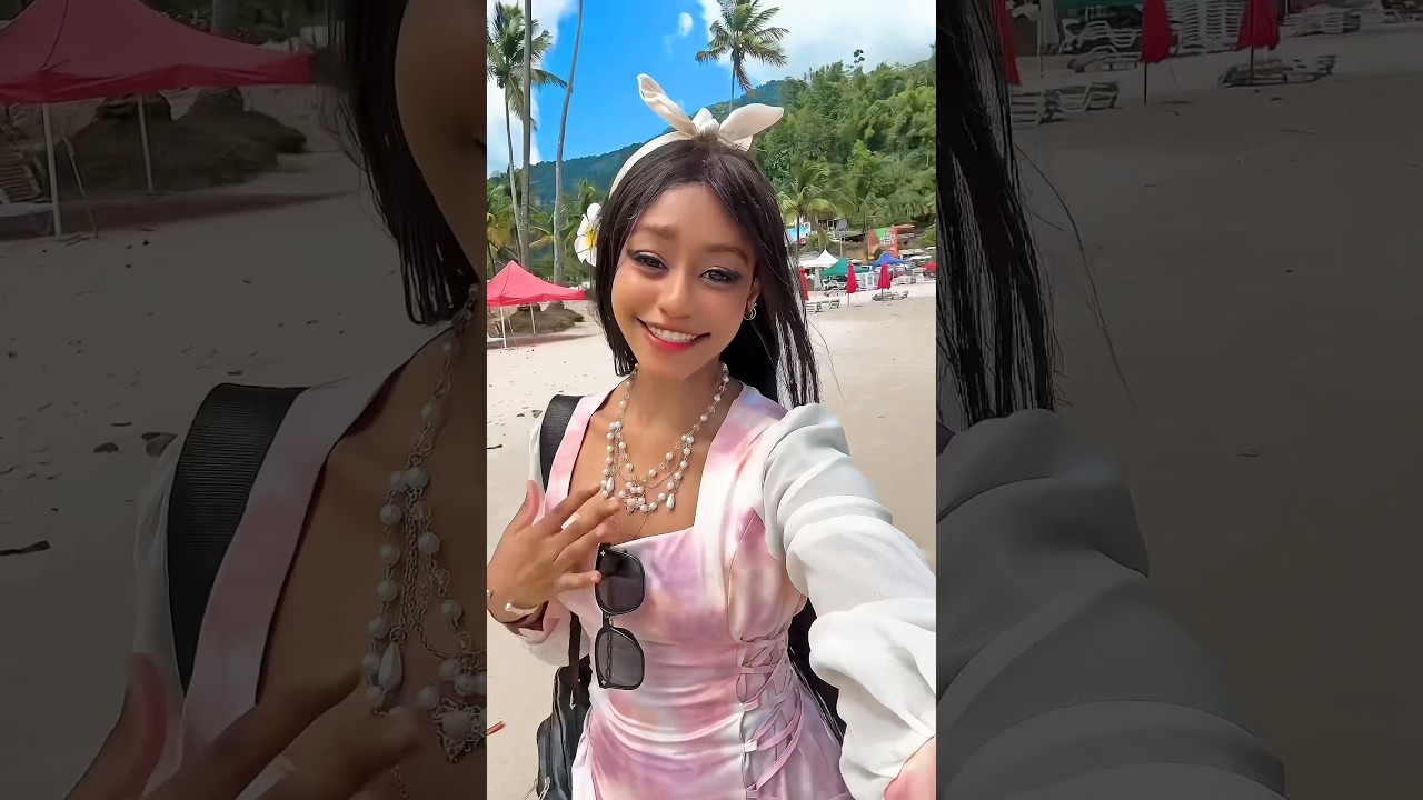 First time ever at the beach😭❤️I LOVED IT 🥹❤️ Maracas Beach❤️#princesssachiko #sachi_hime96