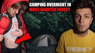 THE SCARIEST NIGHT OF OUR LIVES - CAMPING OVERNIGHT IN DEVILS FOREST (DEMON CAUGHT ON CAMERA)