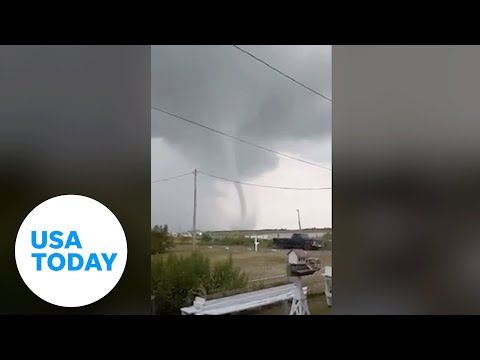 Waterspout causes damage on Smith Island, Maryland | USA TODAY #Shorts