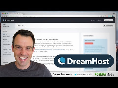 DreamHost Control Panel Overview