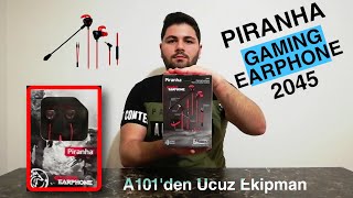 A101'de 40₺'ye Satılan Piranha 2045 Gaming Kulaklık / Kutu Açılımı ve İnceleme