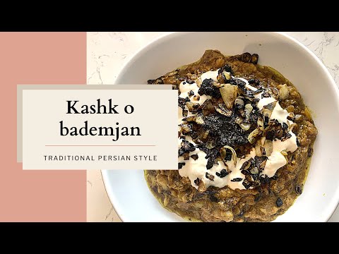 Kashk o Bademjan Persian Eggplant Dip Recipe!!