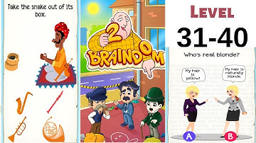 Braindom 2 | Installation | Game play | level 31-40 | #braindom2