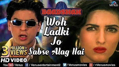 Woh Ladki Jo -HD VIDEO | Shahrukh Khan & Twinkle Khanna | Baadshah