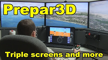 Prepar3D triple screens, Air Manager, D250 and more!