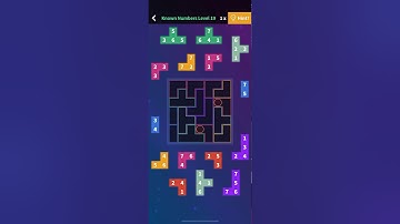 Flow Fit Sudoku Known Numbers Level 19