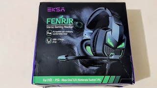 EKSA Fenrir E7000 Gaming Headset Unboxing And Review