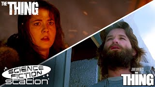 The Thing (2011) Ending \/ The Thing (1982) Opening | The Thing | Science Fiction Station