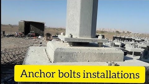 Anchor bolts installations #JAYSONVLOGS# Jayson Vlogs