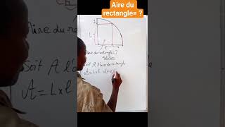 Aire du rectangle=? #maths #education #mathematica #calcul d'aire#geometry
