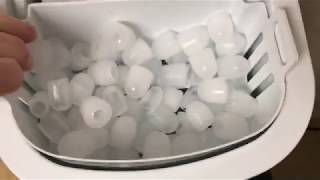 HOMELABS PORTABLE ICE MAKER REVIEW + MAKING ICE (HD 2018)