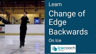 Learn a Backward Change of Edge on Ice! Skating Tutorial by Ice Coach Online