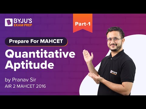 Ace MBA CET Quantitative Aptitude | MAHCET 2022 | Part-1 | BYJU'S MBA