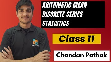MEAN| DISCRETE SERIES| STATS|CLASS 11| MEASURE OF CENTRAL TENDENCY PART 3