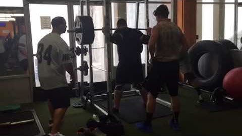 Back squat 495 lbs with pause