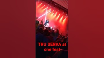 Thumbnail of TRU SERVA at One Fest 2022 #shorts