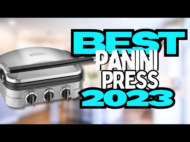 Cuisinart Panini Press, Stainless Steel Griddler, Sandwich Maker & More,  5-IN-1, GR-4NP1