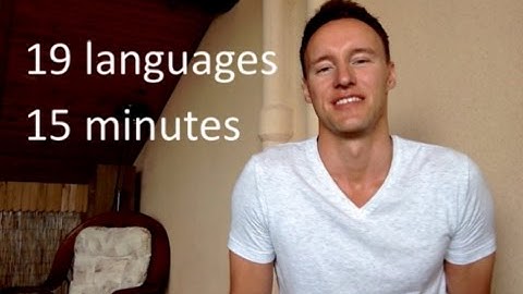 European speaks 19 languages