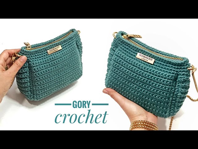 كروشيه شنطه موديل مميز أنيق سهل وبسيط bag crochet class=