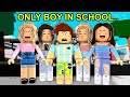 ONLY BOY In All Girls School.. (Roblox Brookhaven)