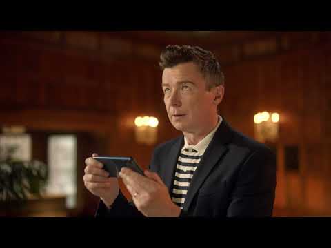 Rick Astley has recreated his 1987 'Never Gonna Give You Up' music