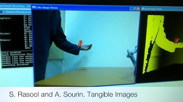 Haptic Interaction with video captured by Microsoft Kinect camera