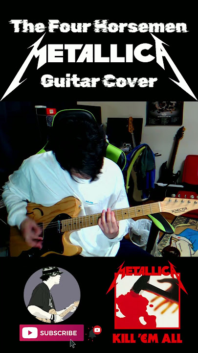 【METALLICA】The Four Horsemen - Japanese guitar cover #shorts  #cover  #guitar  #shortsvideo