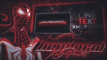 THUMBNAIL XML PRESET \ - alight motion