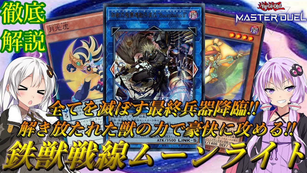 遊戯王デッキ　月光鉄獣デッキ　ガチ構築　ムーンライト　トライブリゲード 遊戯王 月光 ムーンライト デッキ 本格構築 インナースリーブ