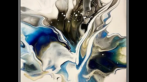 #97.  The Blowout / Dutch pour / fluid art / bloom technique / fluid acrylics - DayDayNews