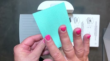 Quick Tip Tuesday Video for Embossing Folders