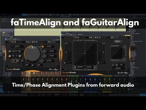 faTimeAlign and faGuitarAlign from forward audio | Time/Phase Alignment Plugins