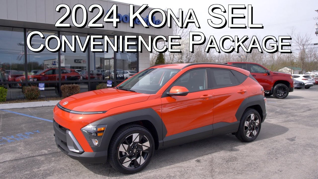 New Soultronic Orange Pearl 2024 Hyundai Kona SEL Convenience Package ...