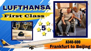 5* Lufthansa First Class A340600 + First Class Terminal