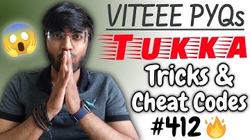 VITEEE 2022: Mathematics Tukka Tricks🔥| Tricks & Cheat Codes #412 [Exclusive Course In Description]