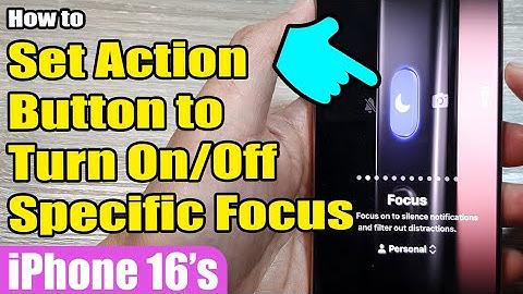 📱 How to Set Action Button to Turn On/Off Specific Focus on iPhone 16/16 Pro Max 🧠 | iOS 18 Tutorial