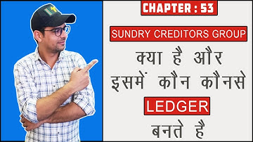 53 : Sundry Creditors Group in Tally