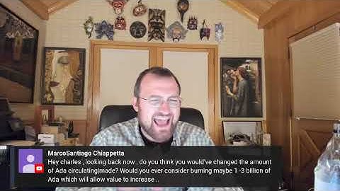 Charles Hoskingson on Circulating supply and Burning of ADA