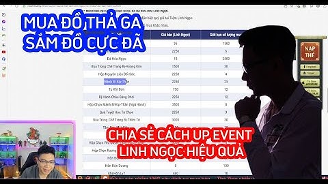 VÕ LÂM 1 MOBILE : CHIA SẺ CÁCH UP EVENT LINH NGỌC HIỆU QUẢ - MUA ĐỒ THẢ GA TRONG SHOP